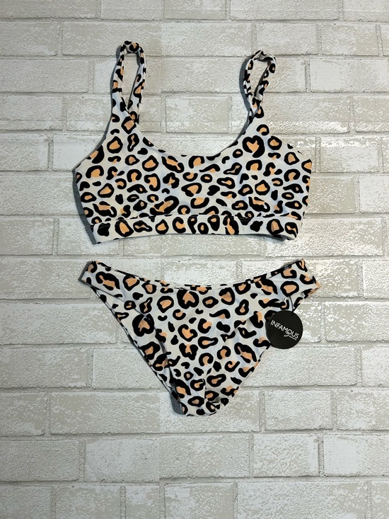 Infamous Swim Other - Infamous Leopard Print Bikini Set in Cream, Black & Tan large/x-large